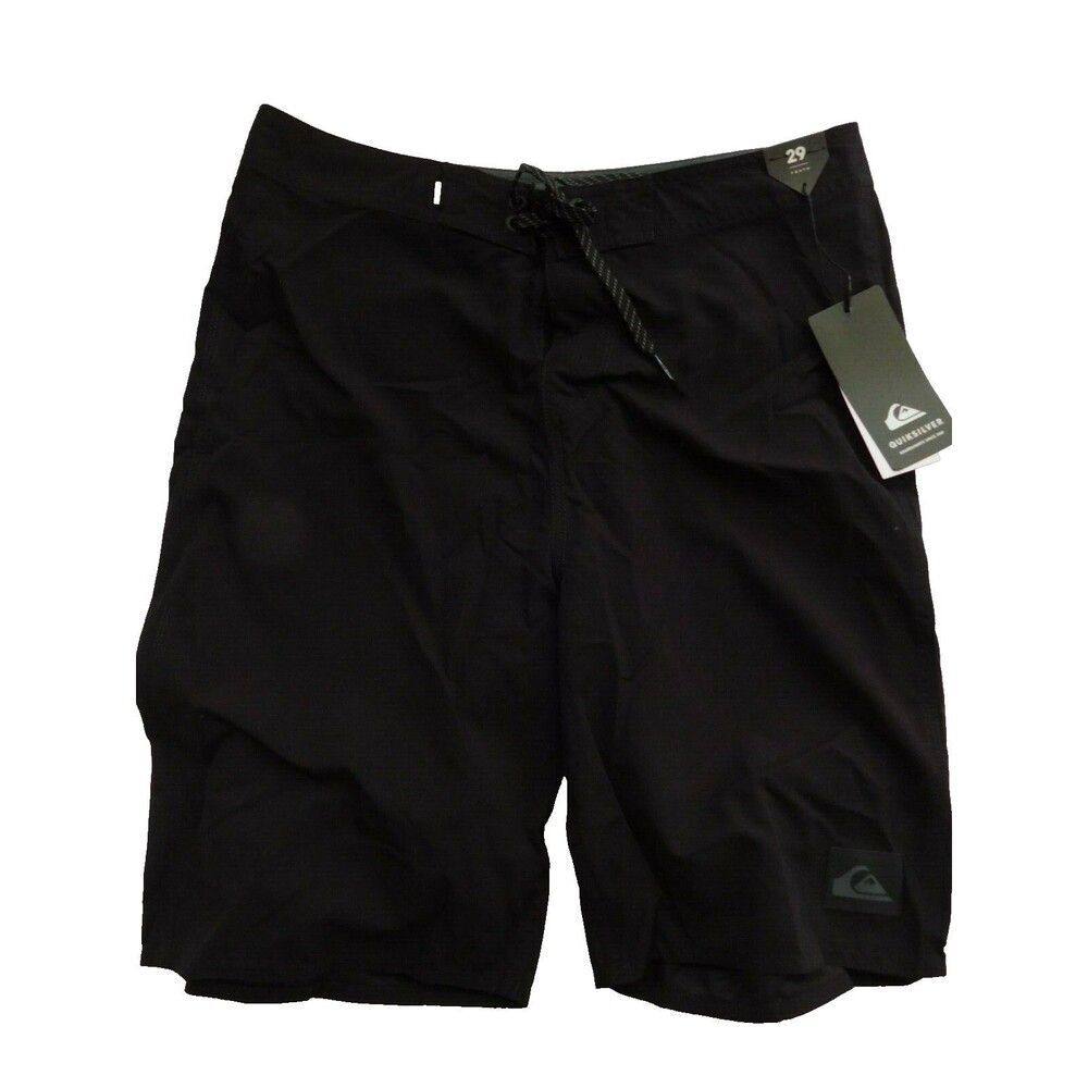 Quiksilver  Boys Highline Kaimana 18" Swim Boardshorts sz 29 Black